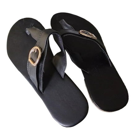 

B91xZ Cute Sandals for Women Summer Flip Flops Fashion Flat Non Slip Beach Slippers Women Casual Shoes Womens Sandals Size 6.50