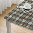 thumbnail image 5 of BANET Square Checkered Tablecloth Water Resistance Antiwrinkle Spillproof Heavy Weight Kitchen Table Cloth for Dining Room Party Holiday Dinner 46*46, 5 of 8