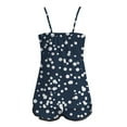 thumbnail image 5 of Wangmeiwg Women's Pajama Sets Elegant Women's Pajama Sets - Polka Dot Camisole and Shorts Sleepwear with Lace Backless Trim for Hot Nights S Navy, 5 of 5