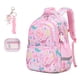 thumbnail image 1 of Mochila MUSEVOS Kids Kids impermeable con estampado kawaii rosa/dinosaurio, 1 of 9
