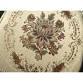 thumbnail image 3 of Nvzi European Style Kitchen Chair Cushions, Floral Seat Cushion with Tie, Washable (Beige), 3 of 6