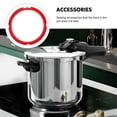 thumbnail image 6 of IDEANATEGRATE Pressure Cooker Sealing Gasket 1Set Red Silicone Seal Ring for Replacement 8.27In Outer 7.08In Inner, 6 of 8