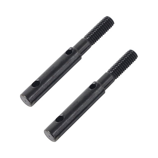 4 Pcs Hard Steel Front Rear Portal Stub Axle Drive Gear Shaft for Axial Capra Currie F9 Axle SCX10 III AR45 Axle