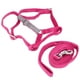 thumbnail image 3 of Arnés y chaleco reflectante para perros pequeños y medianos, color rojo rosa, para paseos nocturnos seguros, 3 of 8