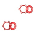 thumbnail image 2 of maskred 1 Ensemble Centre Verrouille Disque Rotors Adaptateur 6- Robuste Réparation en Acier Inoxydable 6 Trous Compatible pour le Verrouillage Rouge 2Set, 2 of 6