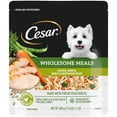 thumbnail image 2 of Cesar Wholesome Meals Chicken, Carrots, Barley & Green Beans Wet Dog Food, 17.6 Oz Pouch Pack Of 12, 2 of 3