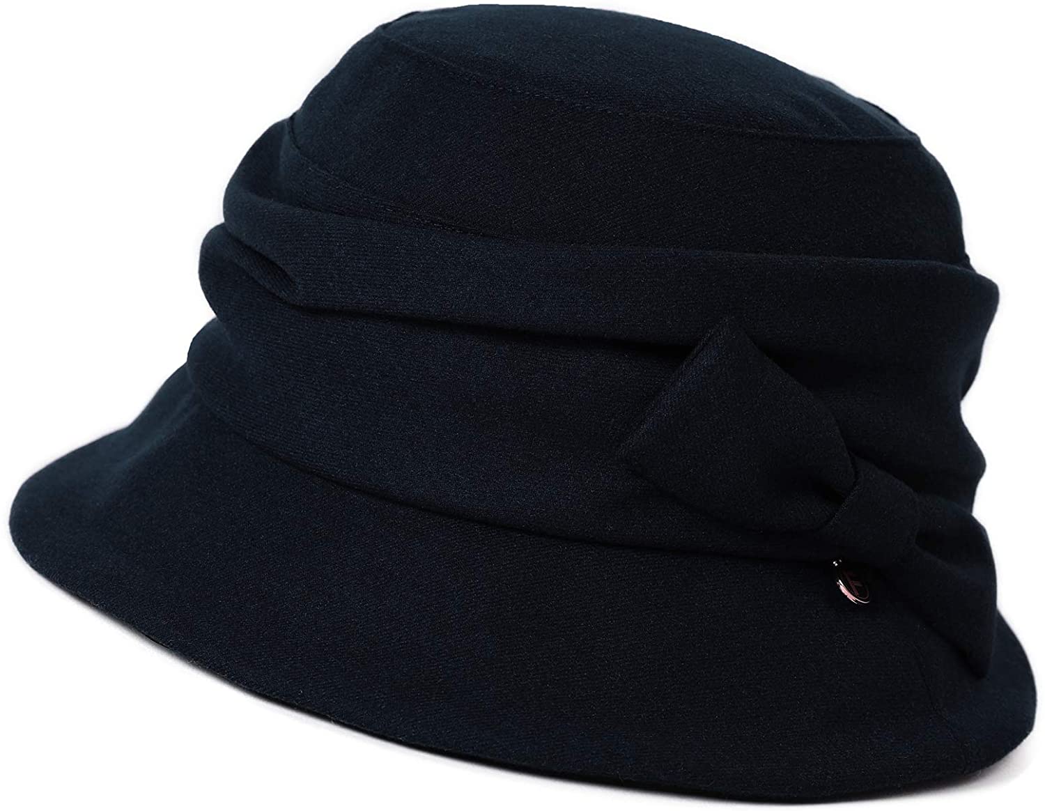 1920S Vintage Cloche Bucket Hat 