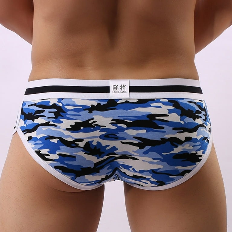 hoksml Mens Underwear Men's CamouflageBriefs Fashion Underwear