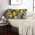 thumbnail image 6 of Sikiie Retro Warm Lemon Flower Print Plush Pillow Cover, Wrinkle-proof and Stain-resistant Pillow Protector without Pillow Core, Home Decoration-20"x30", 6 of 6