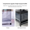 thumbnail image 3 of Transparent Bird Cage Baffle Cover Guard Set Parrot Cage Accessories Catcher Protector Panel 4PCS, 3 of 6