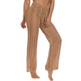 thumbnail image 2 of Pantalones para cubrir el traje de baño,Pantalones de playa huecos de ganchillo para mujer Pantalones de playa Durabilidad probada en el tiempo, 2 of 8