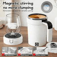 thumbnail image 7 of Automatic Stirring Coffee Mug,Rechargeable Self Stirring Mug with Temperature,Magnetic Coffee Cup Stirrer,Suitable for Coffee, Tea, Milk 12.85oz, 7 of 7