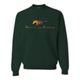 thumbnail image 2 of Wild Bobby, Make It My Mustang Vintage Ford Honeycomb, Cars and Trucks, Unisex Crewneck Graphic Sweatshirt, Forest Green, XX-Large, 2 of 4