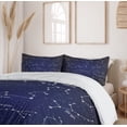 thumbnail image 6 of Ambesonne Constellation Duvet Cover Sets, Zodiac Doodle Art, 2-Queen, Blue Dark Blue White, 6 of 7