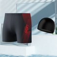 thumbnail image 1 of Bañador tipo bóxer para adultos, bañador extragrande para hombre, bañador para hombre con cintura alta, bañador conservador, 1 of 2