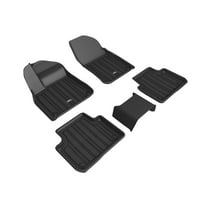 3D MAXpider E1PO01901809, 1st Row 2nd Row Floor Mats, Fits Porsche Cayenne - Black 5 Pieces