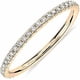 thumbnail image 1 of 14K Gold Plated Solid 925 Sterling Silver CZ Simulated Diamond Stackable Ring Eternity Bands for Women, 1 of 5