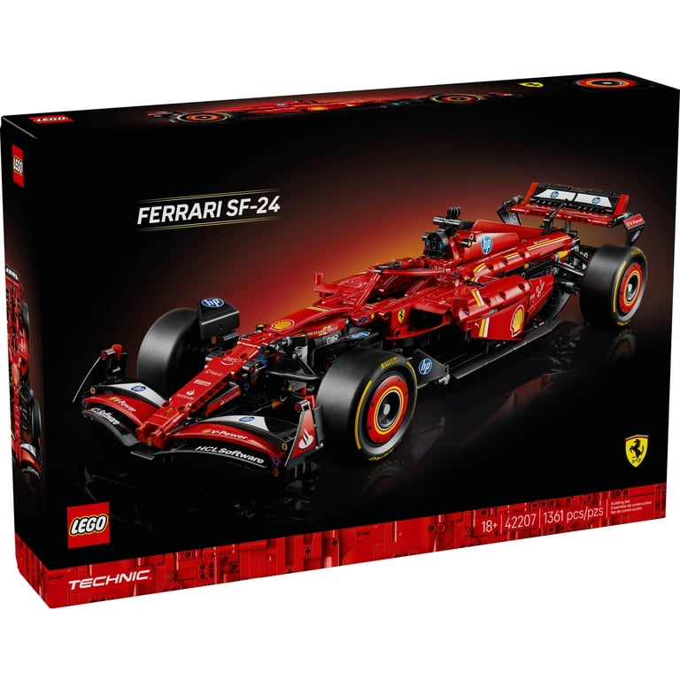 LEGO, Ferrari SF-24 F1 Model Car Kit, 42207, 1362 Pieces - Walmart.com