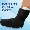 thumbnail image 5 of AOUNQ Extra Wide Diabetic Crew Socks Plus Size Socks for Swollen Feet Lymphedema,Loose Fit & Non-Binding Top,One Size Unisex, 5 of 7