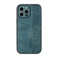 thumbnail image 2 of Allytech Slim Back Cover for iPhone 15, PU Leather TPU Slim Fit Shell Cover Minimalist Retro Shock Absorption Protective Phone Case Cover for Apple iPhone 15 -Green, 2 of 5