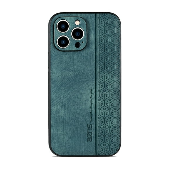 Allytechgroup Case for iPhone 16e, Durable PU Leather/Soft TPU Back Shockproof Case Anti-slip Bumper [All-inclusive Lens Protection] [Supports Wireless Charging] Slim Thin Cover, Green