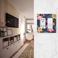 thumbnail image 5 of Yayeee Rocker Switch Wall Plate 3-Gang 6.5"x4.6" Home Decorative Outlet Cover, Red Floral Flamingo, 5 of 6