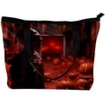 thumbnail image 2 of Halloween Canvas Leather Mix Handbag with Twill, Sponge, and Jeanette Material | 30x10.5x39cm/11.8x4.1x15.4in Size, 2 of 5