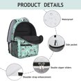 thumbnail image 3 of Siberian Husky and Mountains Backpack for School, Cute School Bag with Adjustable Shoulder Straps and Padded Back, 15.3"x11"x6.7", 3 of 4