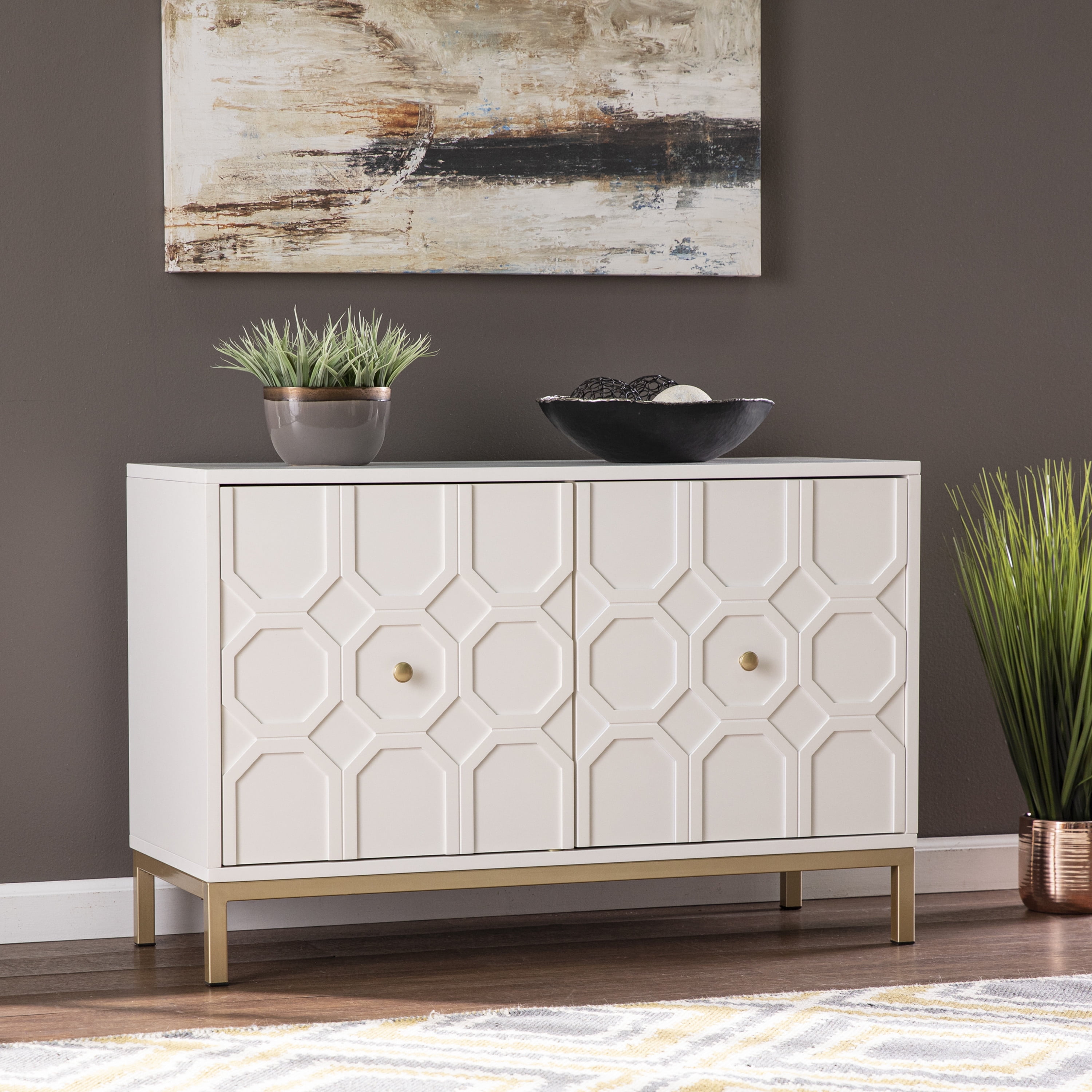 SEI Genstia Contemporary Glam, TwoDoor Accent White