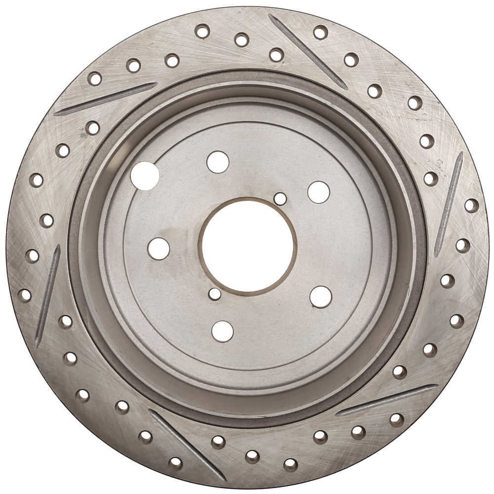 StopTech 2016 Subaru WRX / WRX STI Slotted and Slotted Right Brake Rotor