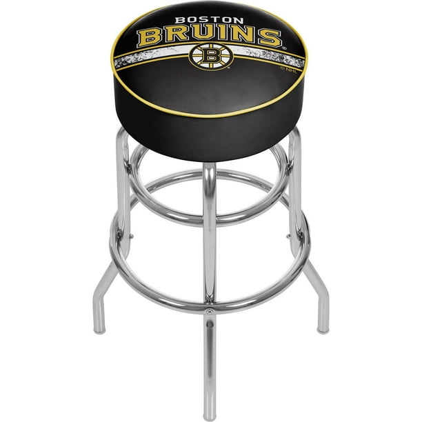 Nhl Chrome Bar Stool With Swivel Boston Bruins Walmart Com Walmart Com