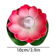 Bride Pool Inflatable Pool Lights, Floating Lotus LED Water Lantern, Waterproof Reusable, for ...
