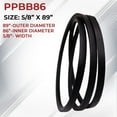 thumbnail image 5 of Proven Part 48" Mower Deck Belt Combo Fits 174368 & 180808, 5 of 5