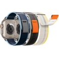 thumbnail image 1 of Paquete de 3 correas compatibles con Apple Watch de 42 mm, 44 mm y 45 mm, correa de repuesto deportiva de tela de nailon para iWatch Ultra SE Series 9/8/7/6/5/4/3/2/1, estilo tres, 1 of 4