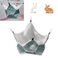thumbnail image 3 of Pet Hanging Hammock, Warm 3 Layer Hamster Hanging Bed Comfortable Interactive  For Small Animals, 3 of 8