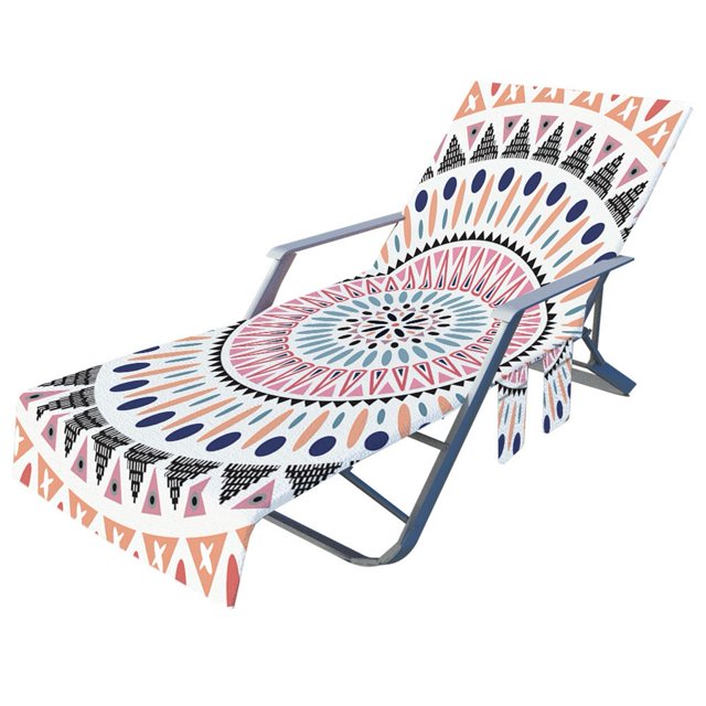 Funda Para Silla De Playa, Funda Para Tumbona De Piscina, Funda Para Tumbona De Secado Rápido Con Bolsa De Almacenamiento Lateral Para Piscina, Hotel Vogacara OD017064-03