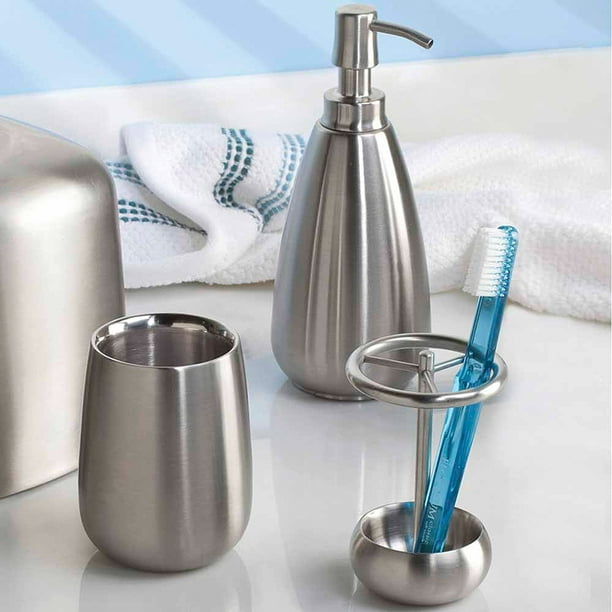 Interdesign 3 Piece Nogu Bath Accessory Set Piece Nogu Bath Accessory Set
