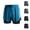 Blue, variant on Men's Running Shorts Solid Color Double Layer Quick Dry Breathable Lightweight Gym Training Sportswear