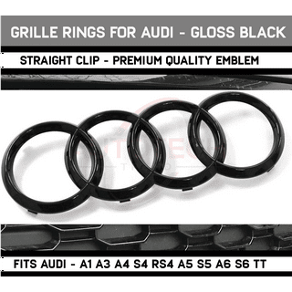 2 AUDI Rings Side Trunk Decal Sticker A4 A5 A6 A8 S4 S5 S8 Q5 Q7