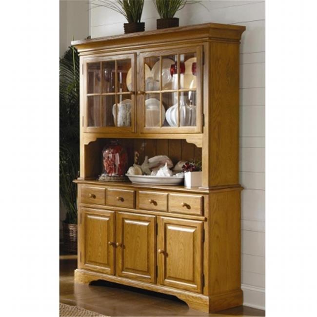 Brooks Furniture 155M Hutch, Medium Oak 46 x 55 x 12 in. Walmart