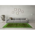 thumbnail image 3 of Ahgly Company Indoor Square Abstract Green Modern Area Rugs, 5' Square, 3 of 4