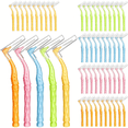 thumbnail image 7 of ACDANC 50Pcs Interdental Brushes,Green Soft Dental Brushes with Non-Slip Handle Angled Head Tooth Picks Floss Sticks Dental Floss Brushes for Braces Oral Cleaning Narrow Gaps Between Teeth, 7 of 7