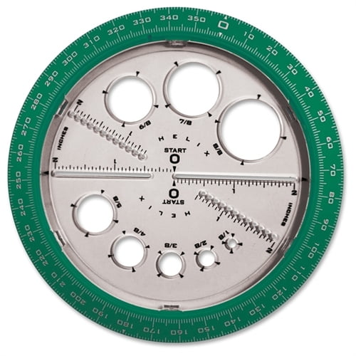 Helix Angle and Circle Protractor 36002 by Helix