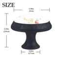 thumbnail image 3 of 4 Pcs Bear Knobs for Kitchen Cabinet Cupboard Dresser Bookcase Drawer Pulls Handles Round Home Decor, 3 of 5