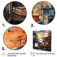 thumbnail image 3 of Designart "Dreamlike Metropolis VII" Abstract Realism Floater Framed Canvas Print, 3 of 7