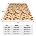 thumbnail image 3 of Salouo Guinea Pigs And Mushrooms Print Bed Blankets,Flannel Blanket Comfortable Air Conditioning Blanket Lightweight Blanket for Sofa Bed Travel & Couch -80"x60", 3 of 8