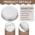 thumbnail image 4 of 16pcs Mason Jar Lids 2.76" Tinplate Leak-proof Mason Canning Covers, Silver, 4 of 7