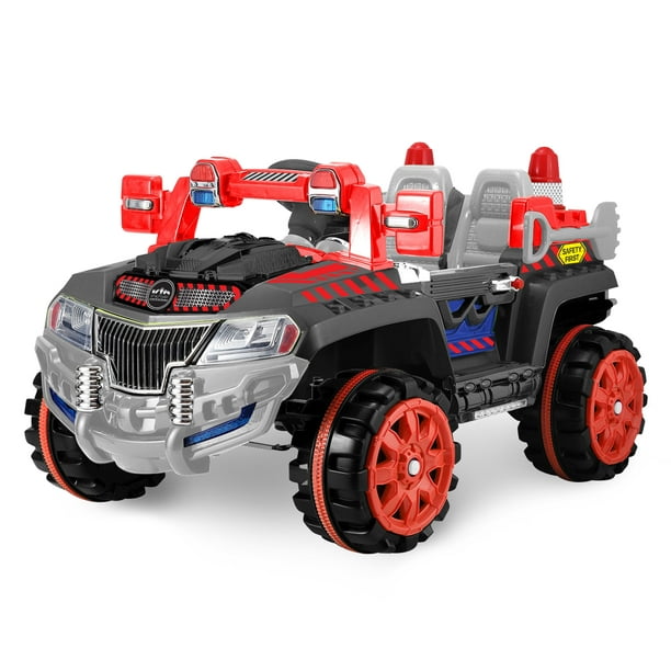 Kid Motorz Construction Car One Seater in Black (12V)