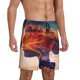 thumbnail image 2 of Balery Cultural Silhouette Journey Pantalones cortos de pijama de punto de algodón para hombre con cinturilla y bolsillos-Small, 2 of 6
