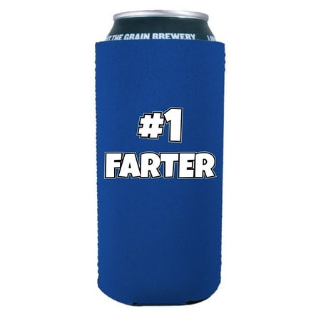 

#1 Farter 16 oz. Can Coolie (Royal Blue)